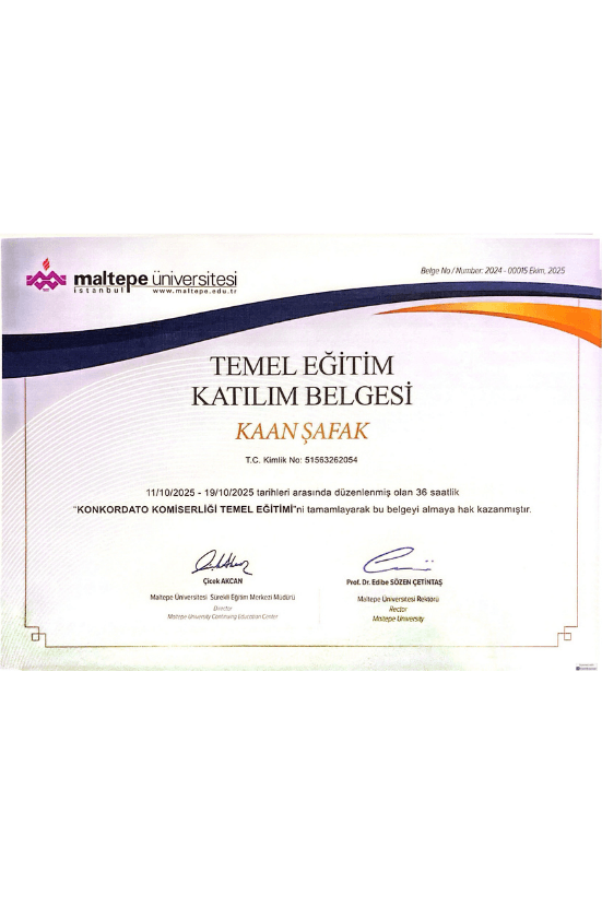 Konkordato Komiserliği Temel Eğitimi